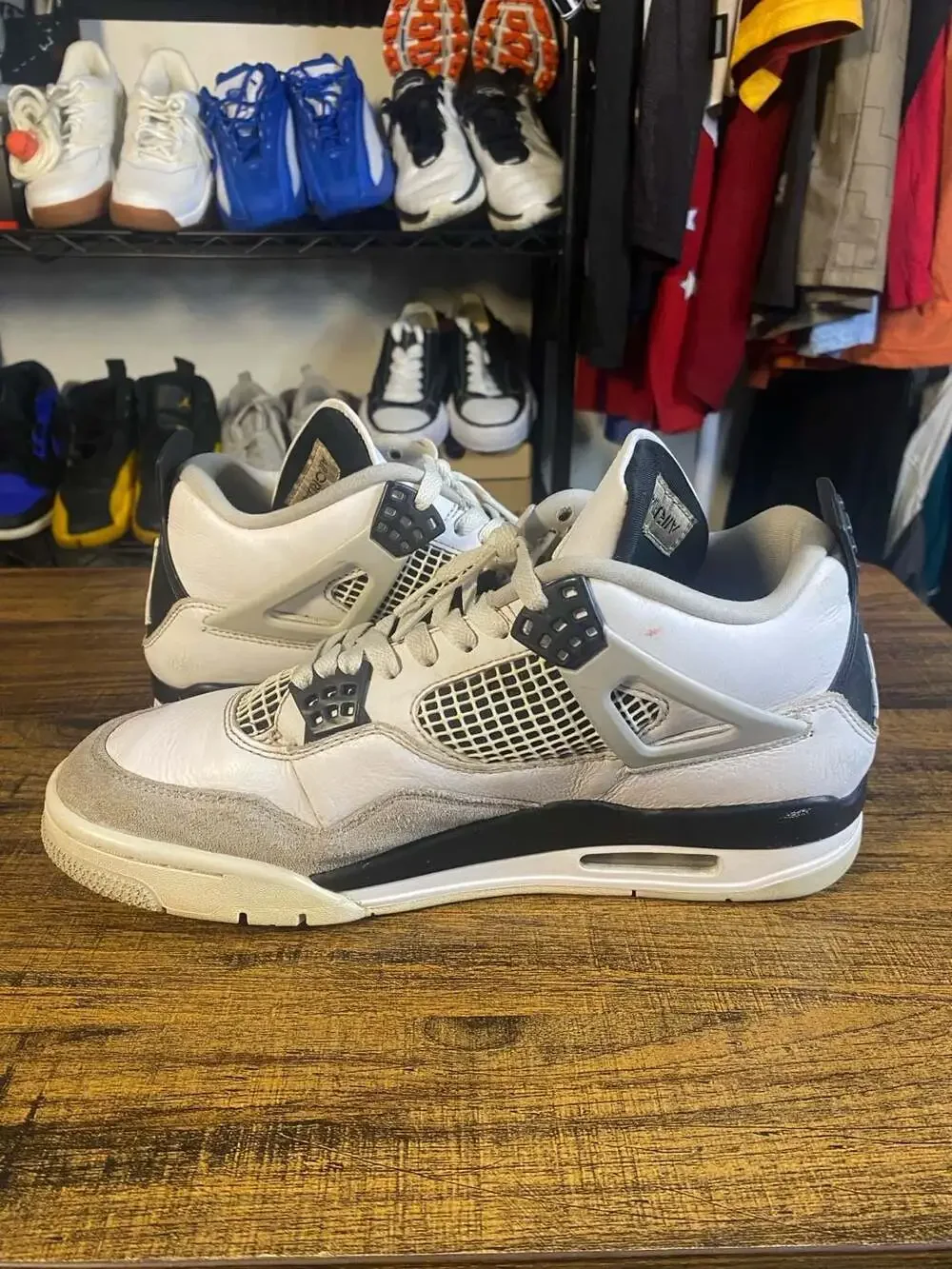 Air Jordan 4 Retro 'Military Black' No Box No Insoles